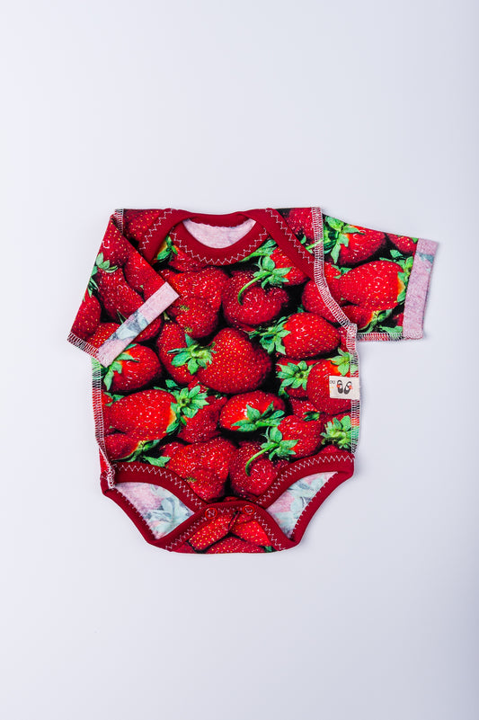 Bodijs “Zemenīte” 40–42 — īsas piedurknes, šuvumi ārpusē, plāns kokvilnas trikotāža