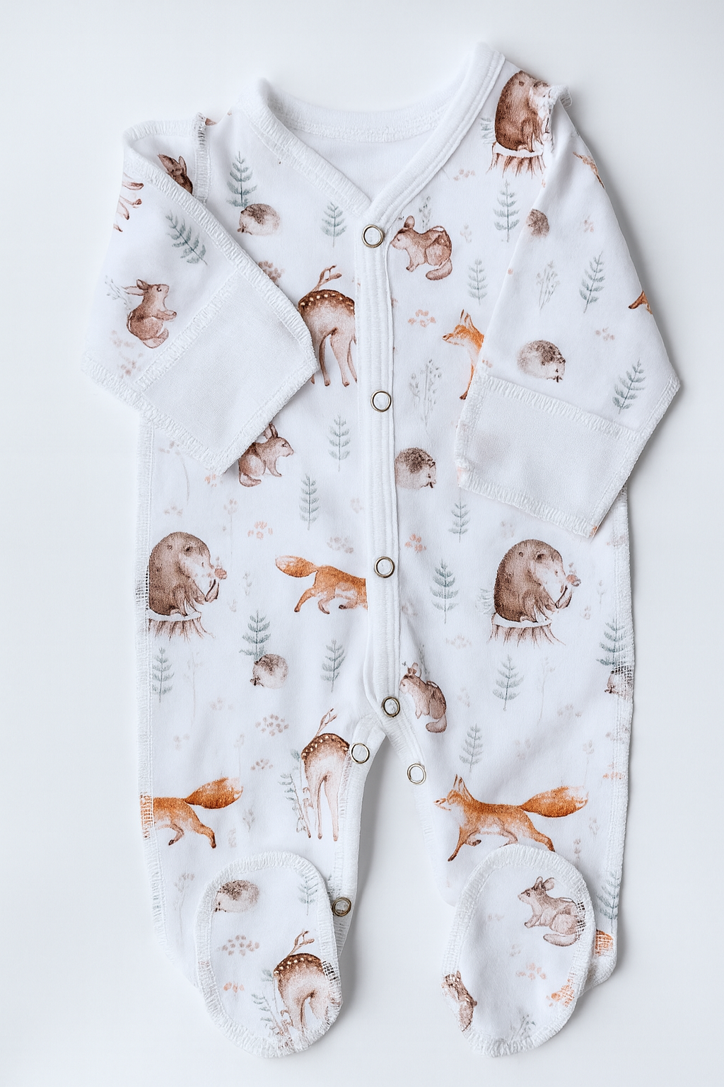 Bodijs 46/48 — slēgtas rociņas un kājiņas